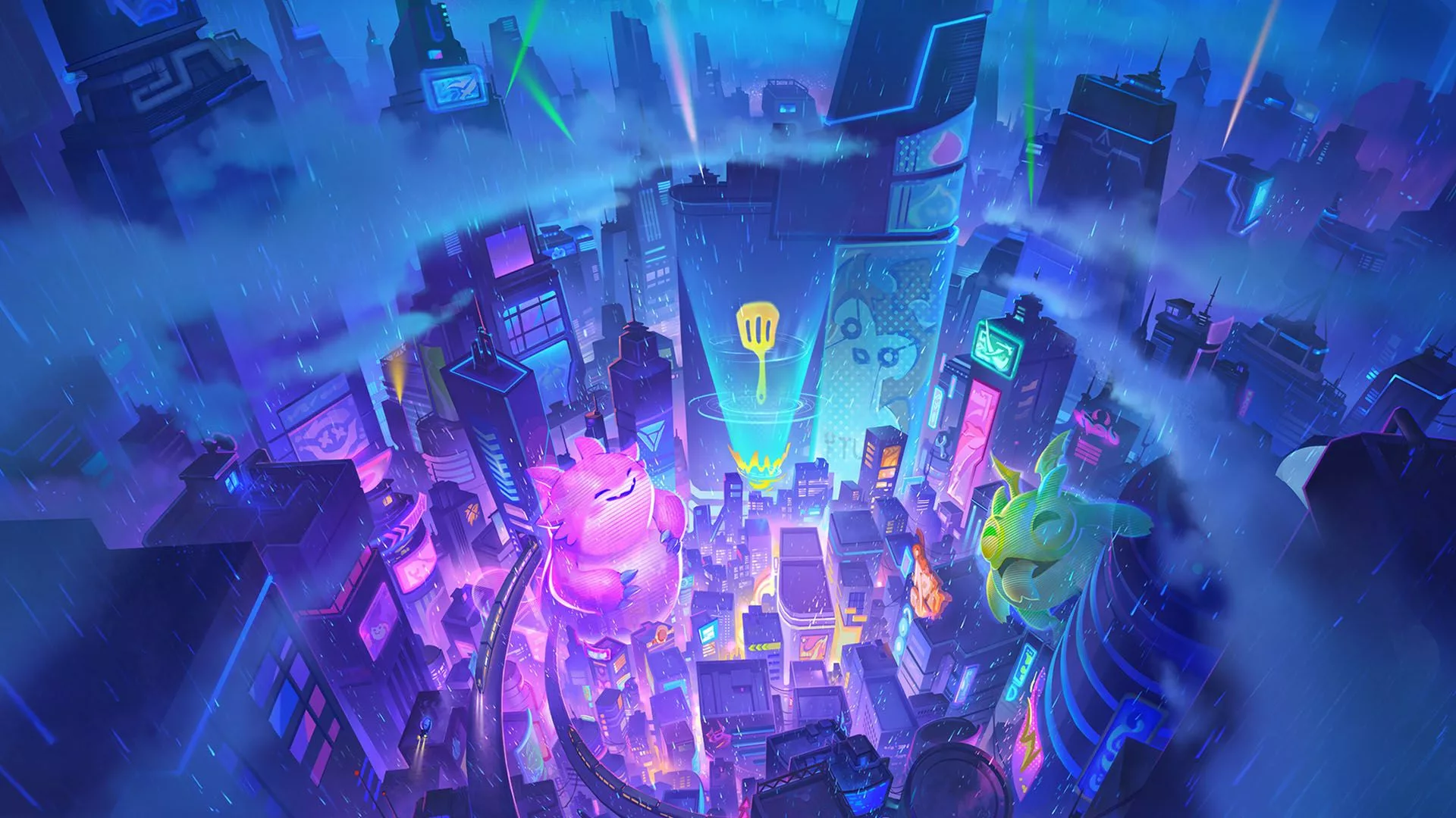 Le set Cyber city arrive sur TFT