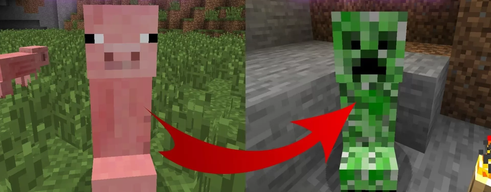 Le Creeper de Minecraft était à l’origine un bug pour créer un cochon ?!