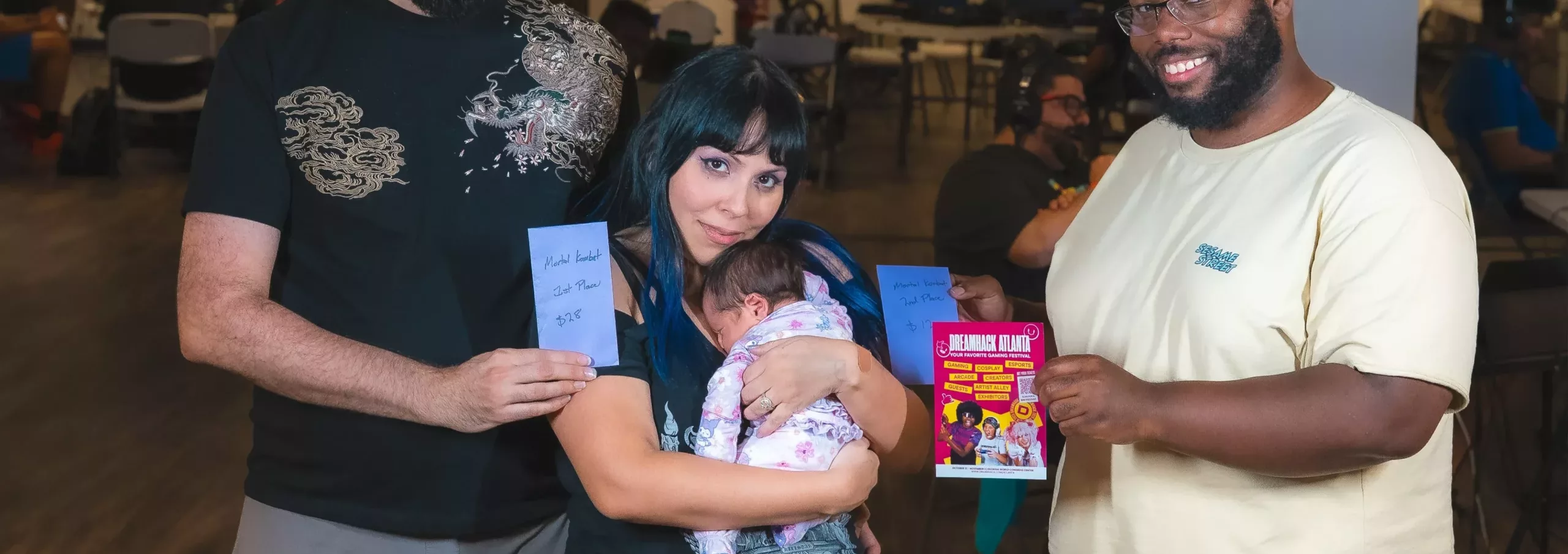 Elle accouche de son enfant et gagne un tournoi Mortal Kombat 5 jours après ?!