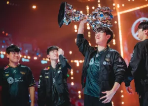 T1 champions monde League Legends